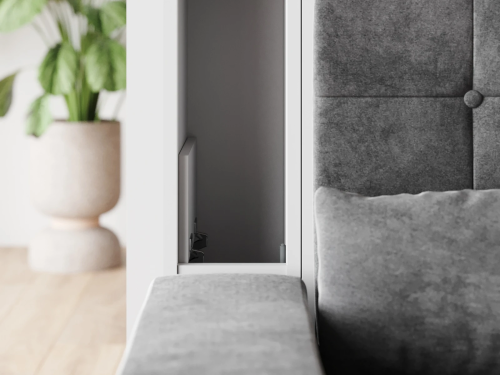 M3 hylla med belysning